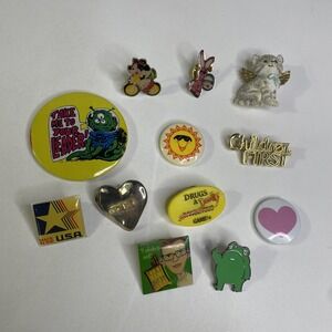 Assortment Of Twelve Vintage Pins
